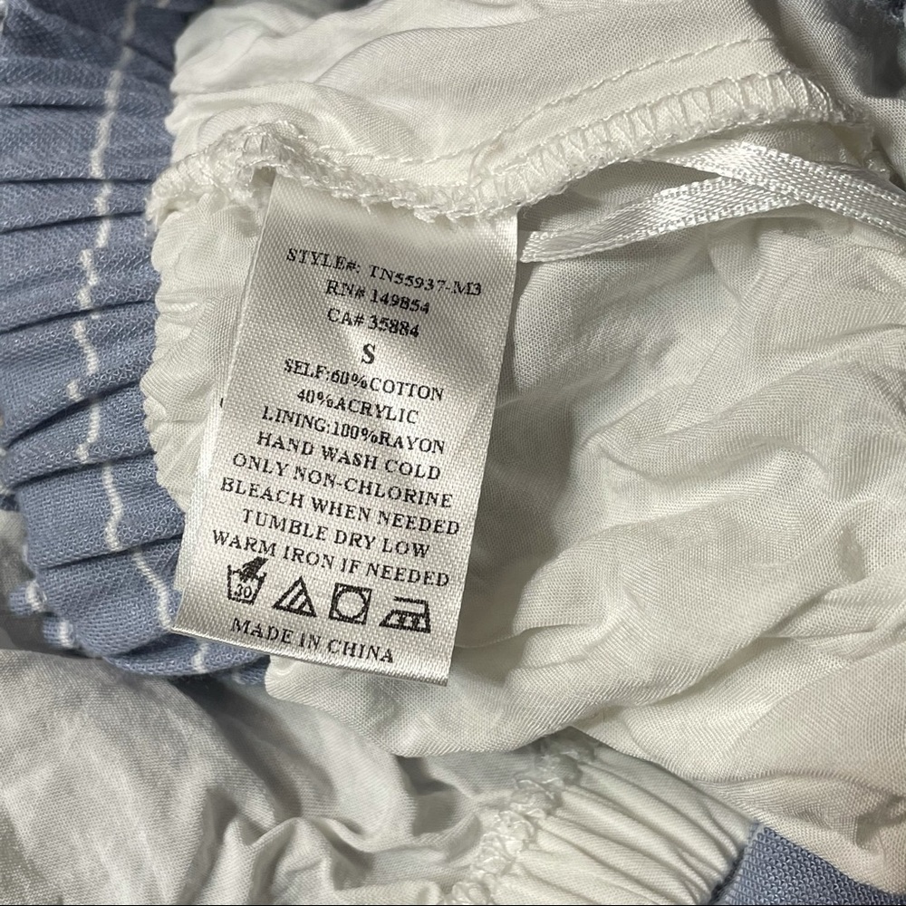 Sage The Label Revolve Wild One Striped Strapless Crop Top - Picture 6 of 10